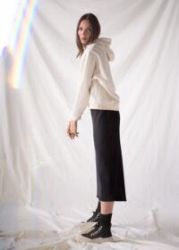 ECRU HOODED SWEATSHIRT - Afbeelding 11