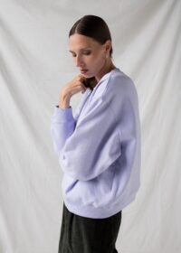 Naila Oversize Sweatshirt in Lilac - Afbeelding 7