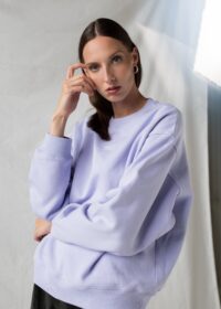 Naila Oversize Sweatshirt in Lilac - Afbeelding 6