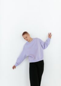 Naila Oversize Sweatshirt in Lilac - Afbeelding 8