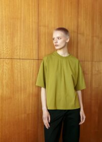 Aiyo Oversize Organic T-shirt in Green - Afbeelding 2