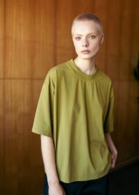 Aiyo Oversize Organic T-shirt in Green - Afbeelding 6