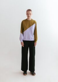 Gigi Sweatshirt in Olive and Lilac - Afbeelding 6