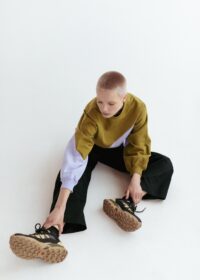 Gigi Sweatshirt in Olive and Lilac - Afbeelding 9