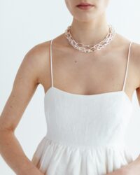 Lila White Linen Dress - Afbeelding 7