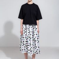 Mabel Midi Skirt in Print