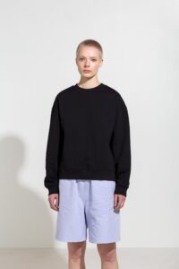 Naila Oversized Sweatshirt in Black - Afbeelding 4