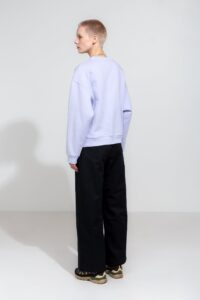 Naila Oversize Sweatshirt in Lilac - Afbeelding 5