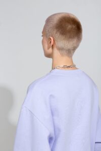 Naila Oversize Sweatshirt in Lilac - Afbeelding 4
