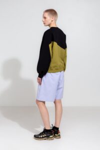 Gigi Sweatshirt in Black and Olive - Afbeelding 6