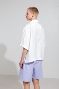 Kalila Linen Shirt in White - Afbeelding 7
