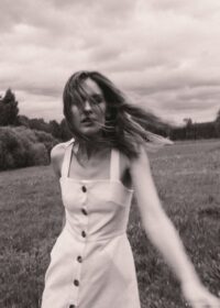 LUCA dress in white denim - Afbeelding 7