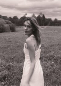 LUCA dress in white denim - Afbeelding 10