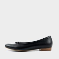 Audrey Pumps Black grape leather ballerinas