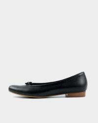 Audrey Pumps Black grape leather ballerinas - outlet