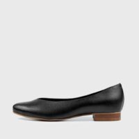 Pumps Black Nopal ballerinas made of cactus leather