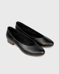 Pumps Black Nopal ballerinas made of cactus leather - Afbeelding 2