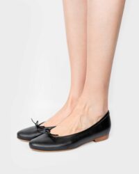 Audrey Pumps Black grape leather ballerinas - outlet - Afbeelding 5