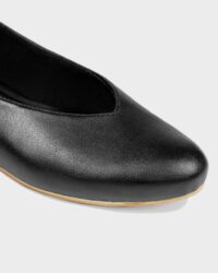 Pumps Black Nopal ballerinas made of cactus leather - Afbeelding 5