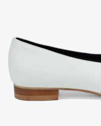 Pumps White Nopal ballerinas made of cactus leather - outlet - Afbeelding 3