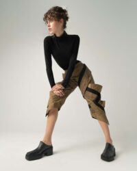 Squared Mule Black made of Grape Leather - Afbeelding 3