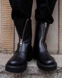 Cyber Boots Black cactus leather ankle boots - Afbeelding 2