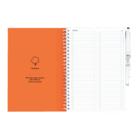 Erasable Agenda A5 - Sunset Orange - Afbeelding 2