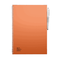 Erasable Notebook A5 - Sunset Orange - Afbeelding 3