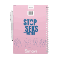 Erasable Notebook A5 - Stop Sex for Water - Afbeelding 4