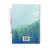Erasable Notebook A5 - Misty Mountain - Afbeelding 4