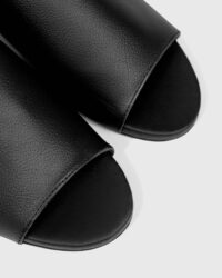 Ritzy Slides Black made of grapes leather - Afbeelding 3