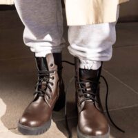 Women's Boots Workers No. 3 Chocolate