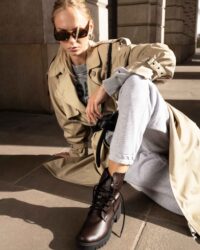 Women's Boots Workers No. 3 Chocolate - Afbeelding 12