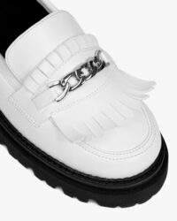 Chunky Loafers White Grape Leather Loafers - Afbeelding 3
