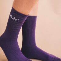 Animal Friendly Sock Purple