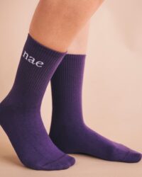 Animal Friendly Sock Purple