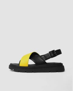 Glare Sandals Lemon made of vegan corn leather - Afbeelding 10