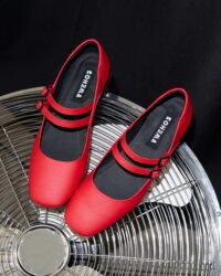 Strawberry Mary Jane Pumps red ballerinas - Afbeelding 18