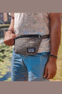Alok Dark Fanny Pack | Organic Hemp and Cotton - Afbeelding 5
