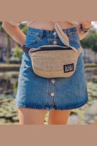 Alok Natural Fanny Pack | Organic Hemp and Cotton - Afbeelding 7