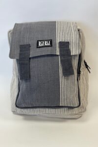 Bikram Grey Right Backpack | Organic Cotton - Afbeelding 9