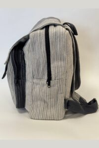 Bikram Grey Right Backpack | Organic Cotton - Afbeelding 8