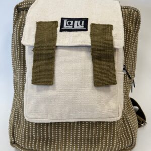 Bikram Green Backpack | Organic Cotton