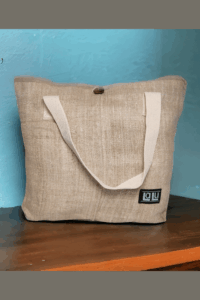 Juthi XL Tote Bag | Organic Hemp - Afbeelding 10