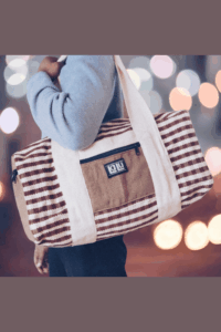 Chandre Sand XL Duffle Bag | Organic Cotton - Afbeelding 14