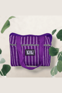 Ganga purple toiletry bag | Organic cotton - Afbeelding 6