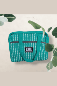 Ganga sea blue toiletry bag | Organic cotton - Afbeelding 6