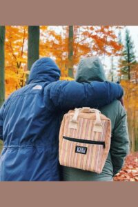 Ujala Peach Backpack | Organic cotton - Afbeelding 7