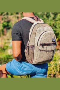 Rupa Nataural Backpack | Organic Hemp and Nettle - Afbeelding 7