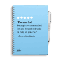 Erasable Notebook A5 - Father's Day